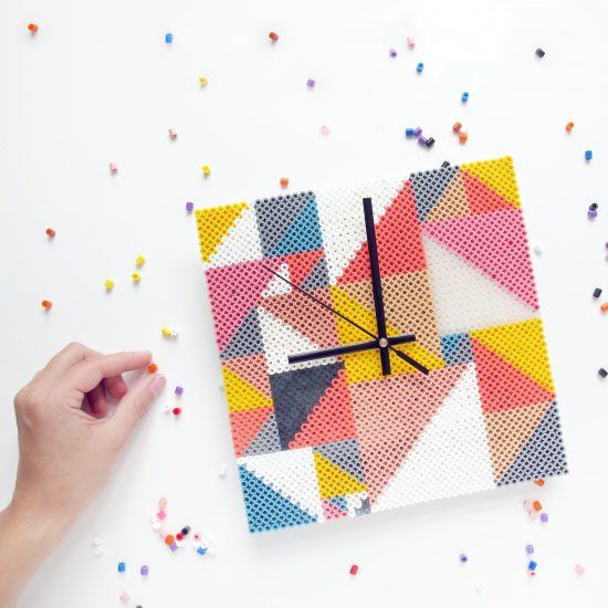 perles-a-repasser-horloge