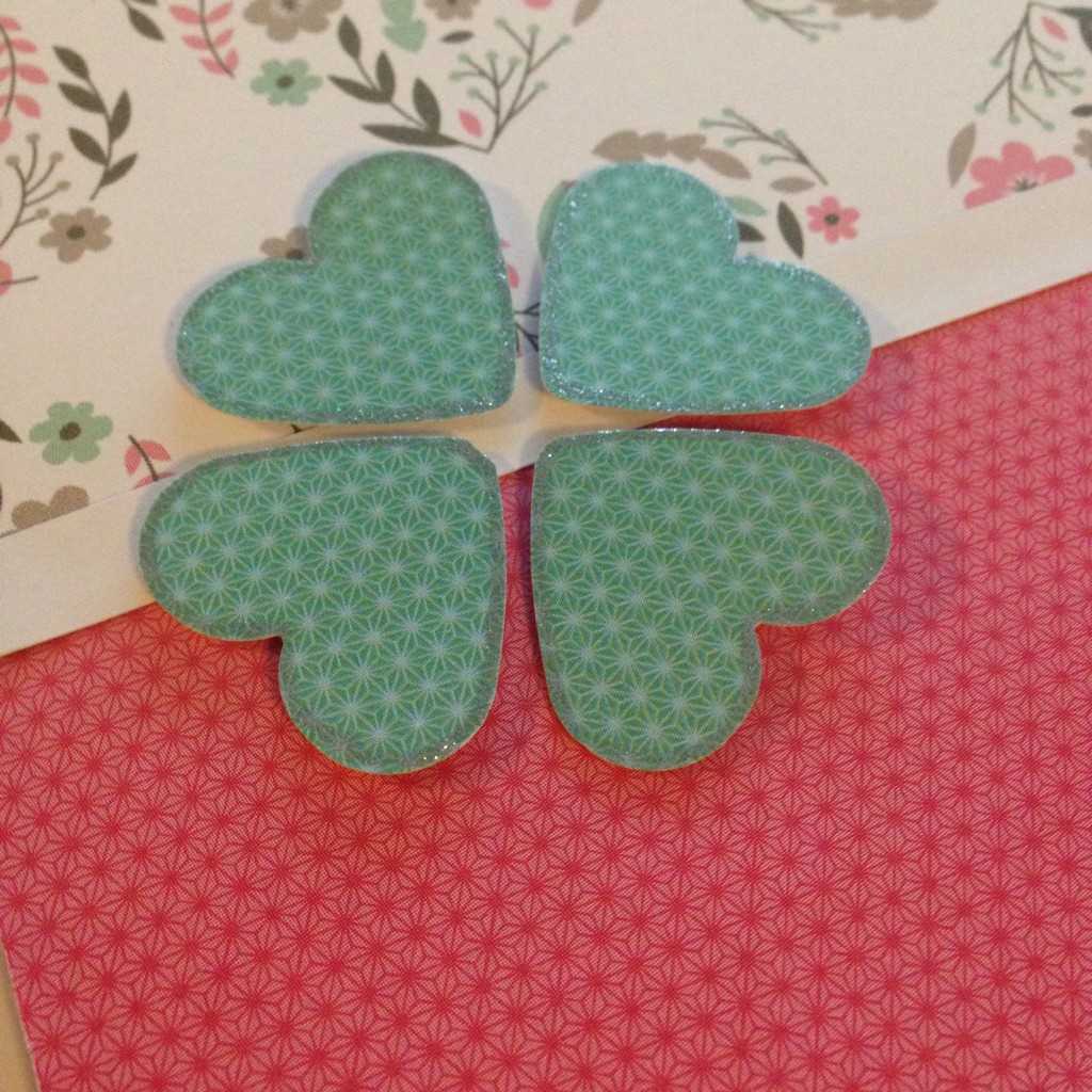 Détail de ma carte anniversaire fait main With Love