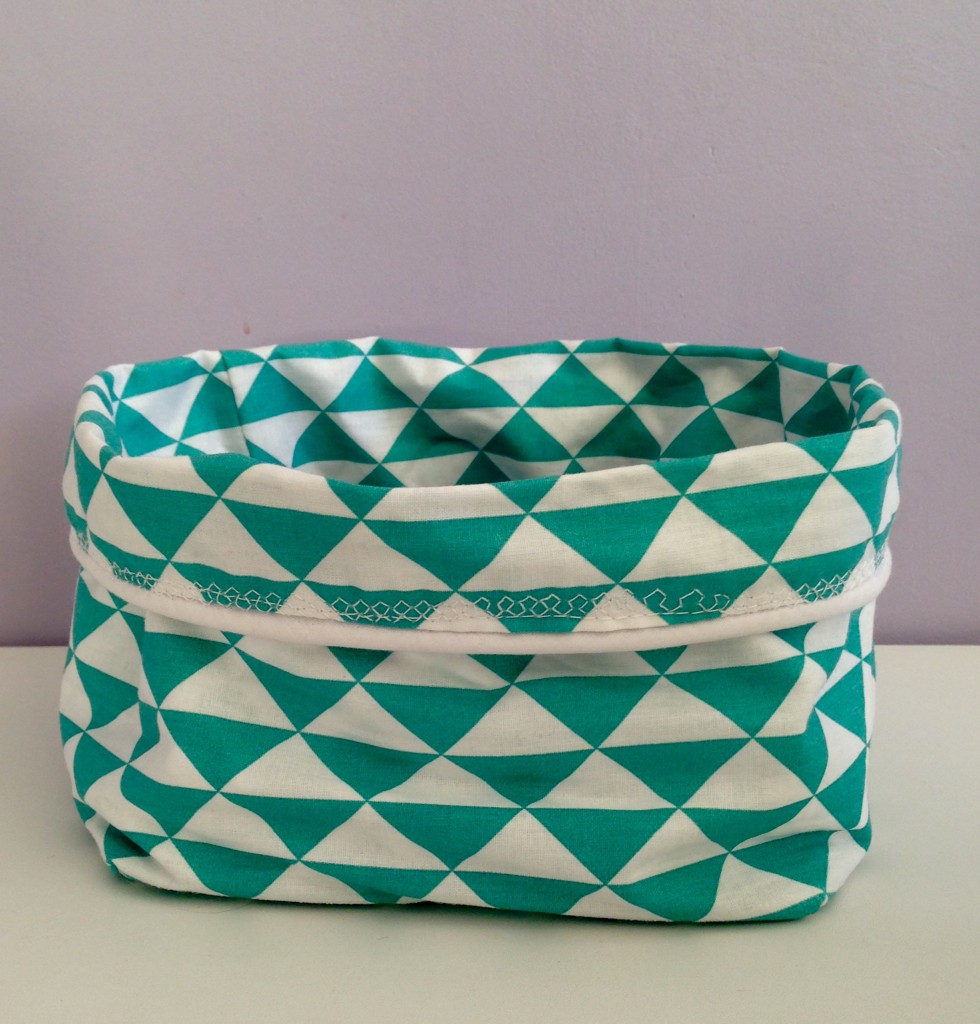 Panier vide poche en tissu